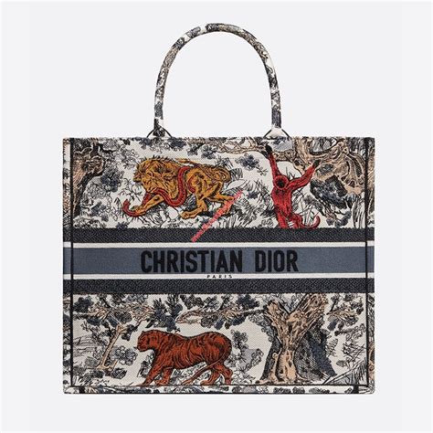 christian dior small tote bag|dior tiger print tote bag.